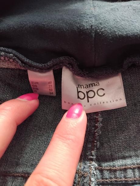 Tehotenské rifle, bonprix,48