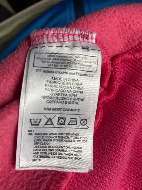 Ruzova mikina, adidas,s