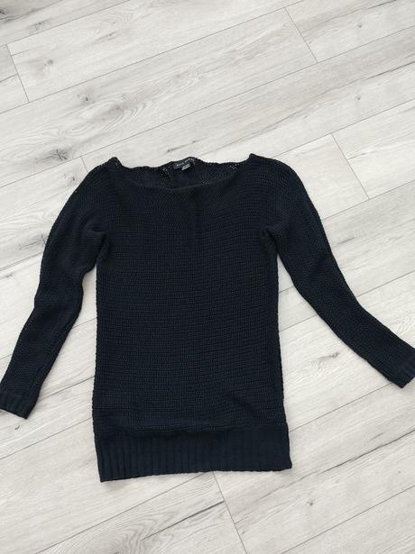 Čierny pletený sveter, gate,s