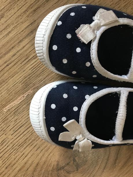 Bodkovane balerínky s gumičkou, f&f,28