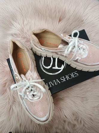 Dámske kožené topánky 22500267 b,z, 36 / 38