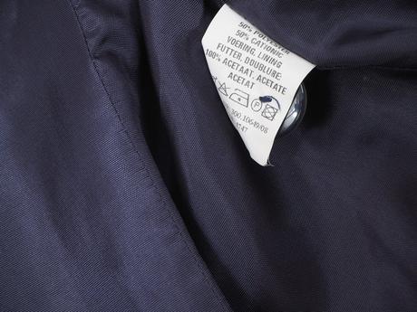 Kvalitný tmavomodrý kostým biba, 40