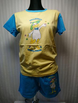 Dvojdielne pyžamo žlto modré, iris flower, m, m