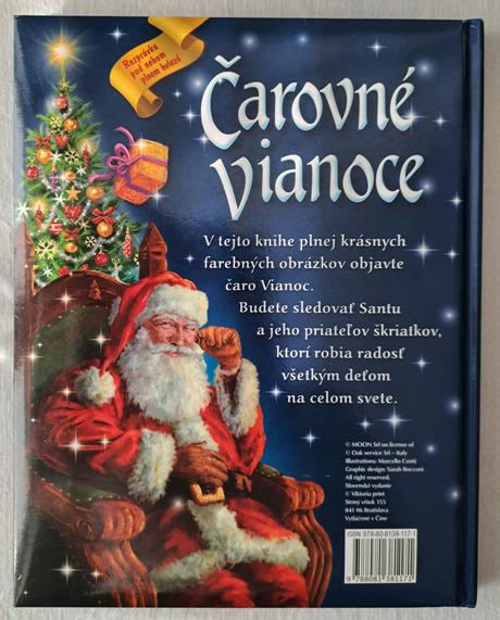 Kniha "čarovné vianoce", 