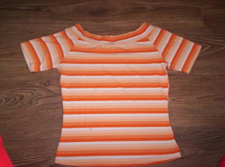 Oranžové tričko s,m, s