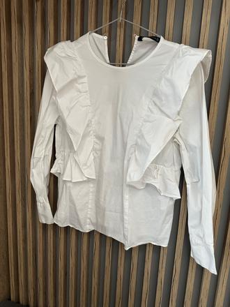 Zara volaniková košeľa, zara,s
