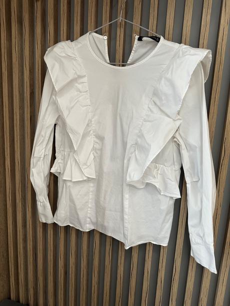 Zara volaniková košeľa, zara,s