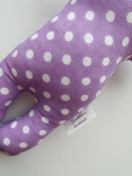 Handmade látkový macko,