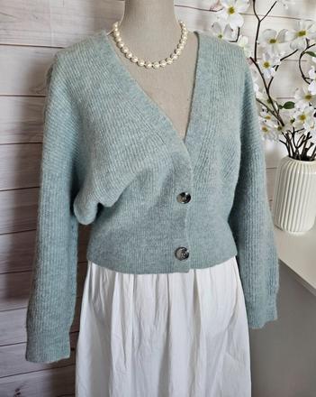 Pekný zelený sveter lindex, lindex,xl