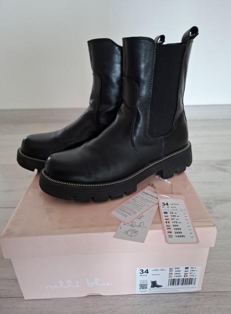 Členkové čižmy, nelli blu,34