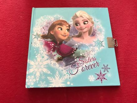 Zosit s tvrdym obalom,vzor elsa,18x18 cm,
