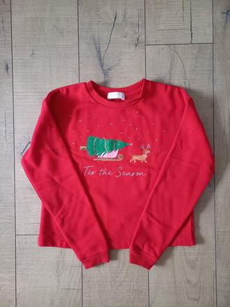 Vianocna mikina lipsy 134/140, lipsy london,134