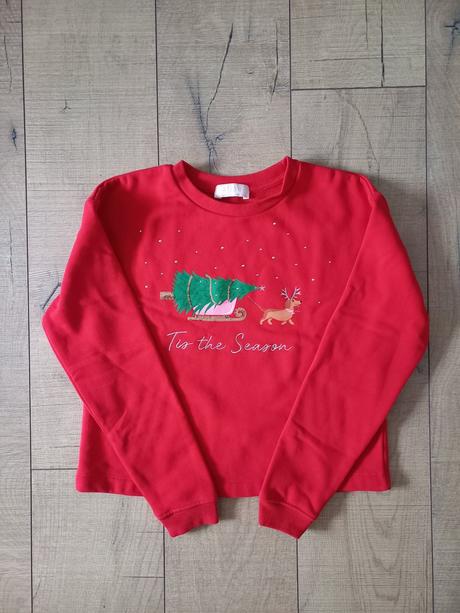 Vianocna mikina lipsy 134/140, lipsy london,134