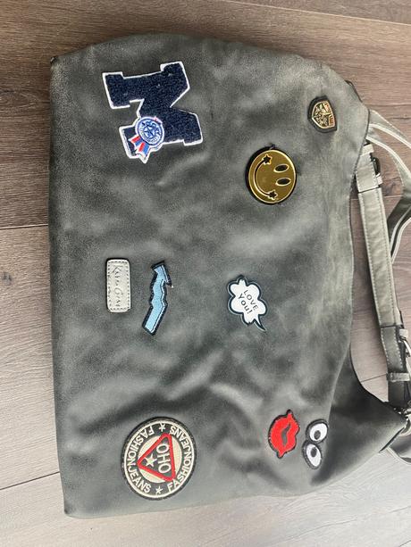 Siva kozenkova kabelka, deichmann