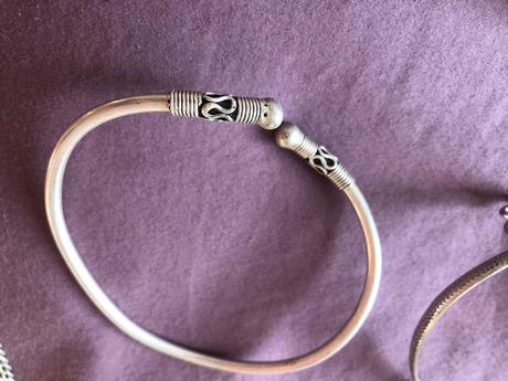 Striebro prave strieborne doplnky boho styl, 