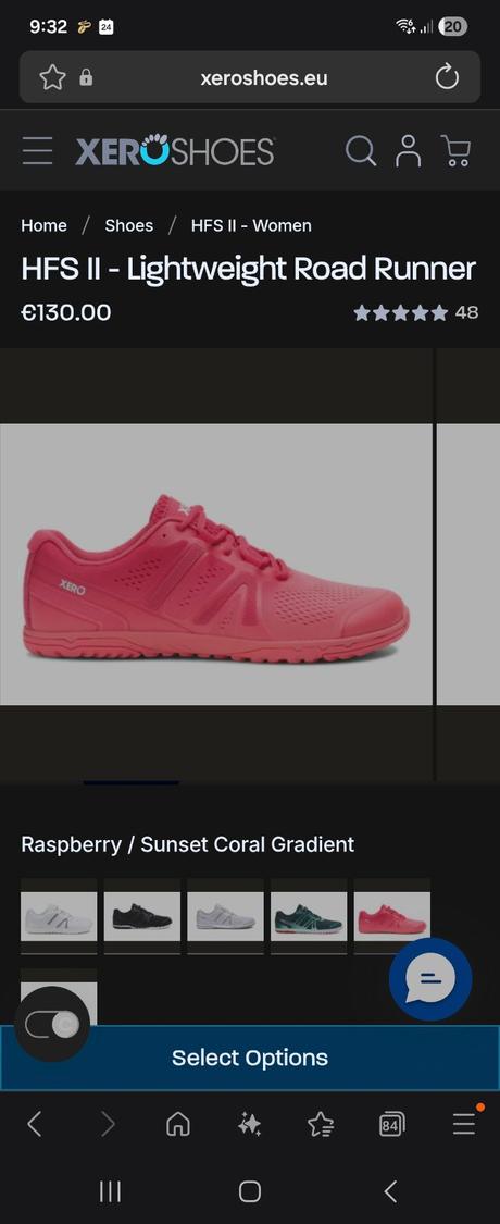 Xeroshoes hfs ii, 40