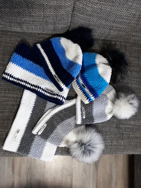 Zimný set háčkovaný, <50 - 158