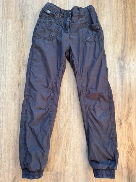 Nohavice podsite trickovinou dlzka 92 cm, c&a,152