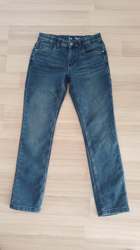 Zateplené slim rifle, c&a,164