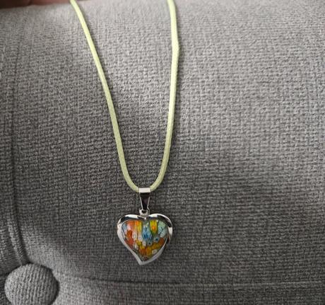 Oceľový prívesok srdce, 