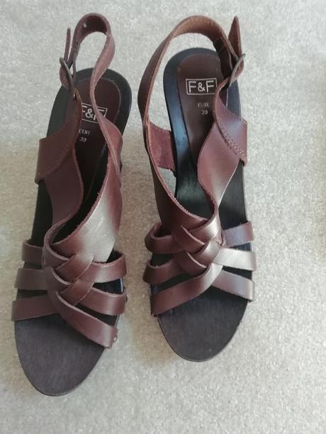 Kožené sandale, f&f,39