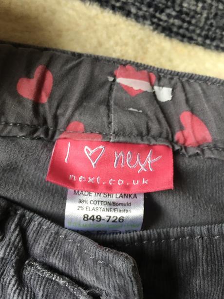 Menčestrové strečove slim nohavice, next,140