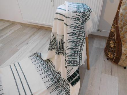 Retro prehoz na posteľ   123 x 222 cm,, 