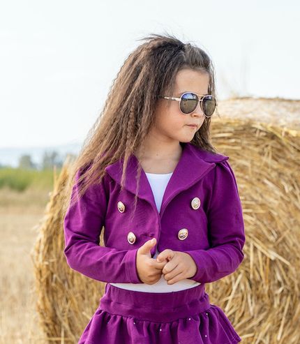 Zuppa- sako purpur v.146/152, 146