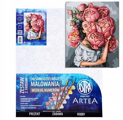 Maľovanie podľa čísel-rôzne motívy,