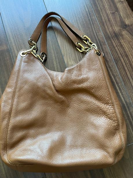 Kožená kabelka michael kors, michael kors