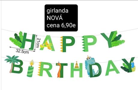 Párty dekorácie na tému dinosaury, 