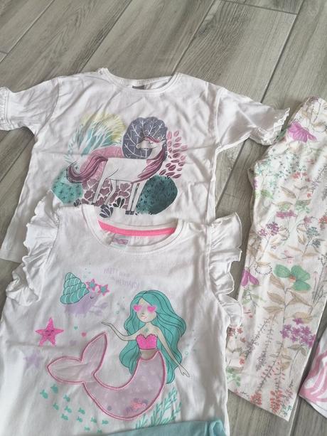 Letné tričká do škôlky - 110, leginky, 104–116