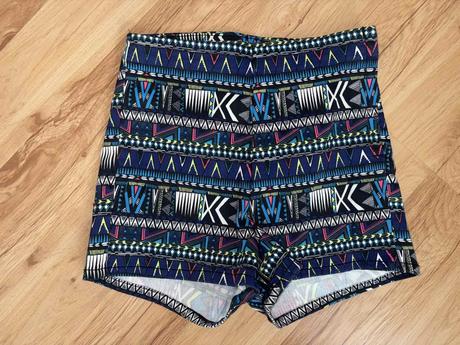 Kraťasy vysoký pás, h&m,34