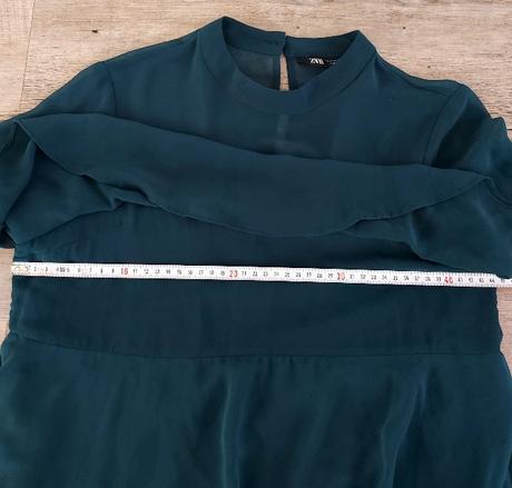 Tmavozelené minišaty / tunika zara, zara,s