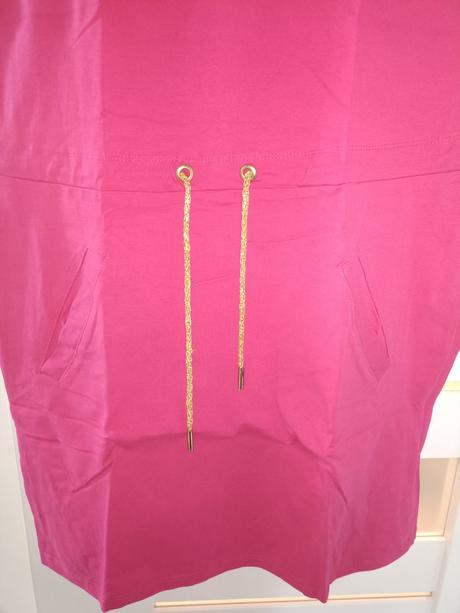 Ružové šaty, l / xl