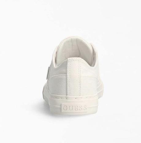 Guess biele plátené tenisky, guess,37