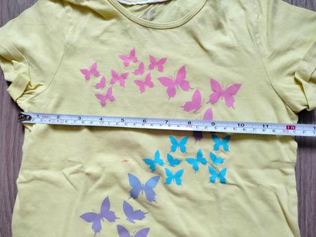 Tričko s motýlikmi, lupilu,122