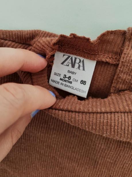 Rebrované tričko zara, zara,68
