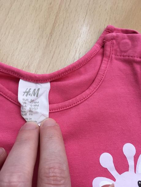 Ruzove tricko h&m, h&m,86