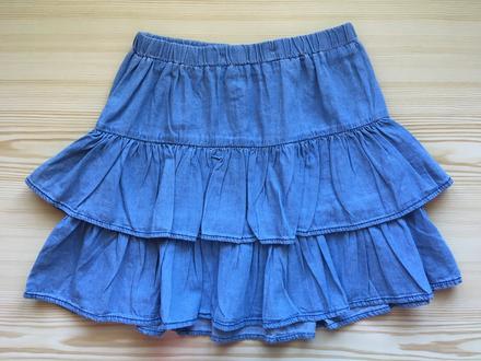 Riflová sukňa lindex veľ. 140, lindex,140