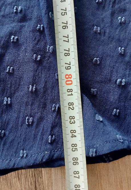 Modré letné šaty, 36