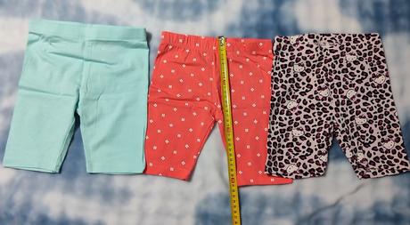 Dievčenské kraťasy-legíny 3ks, pepco,110