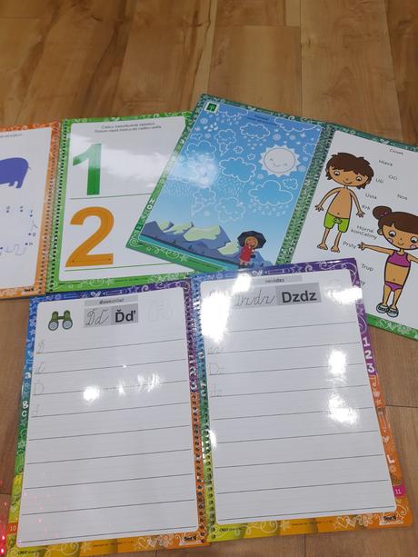 Pracovné stierateľne listy, 