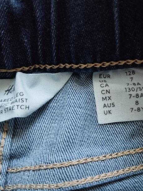 Dievčenské rifle, h&m,128