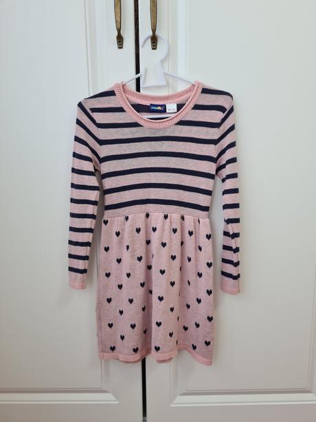 Dievčenské pletené šaty veľ.98/104, lupilu,104