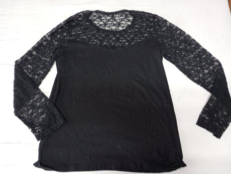 Tričko s cipkpu, l