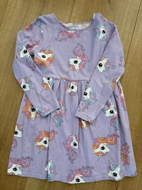 Bavlnené šaty, h&m,122