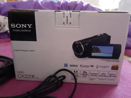 Videokamera sony cx220e, sony
