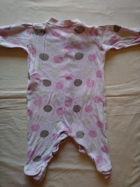 Bavlnený overal, farebné bodky, 62