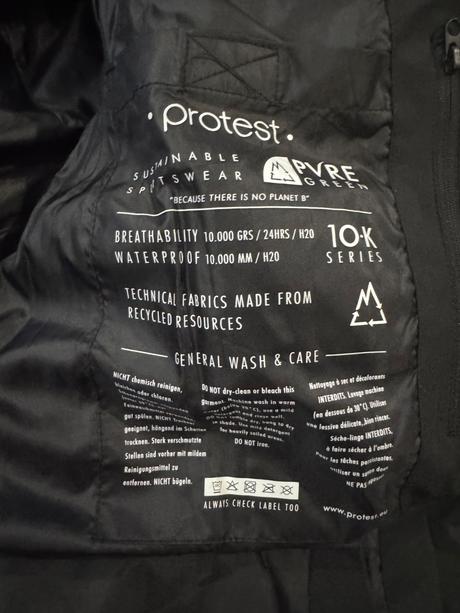 Dámsky lyžiarska bunda protest, 36